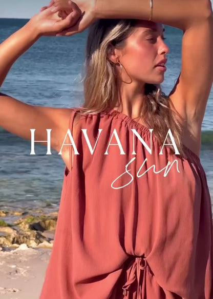 Havana Sun One Shoulder Top