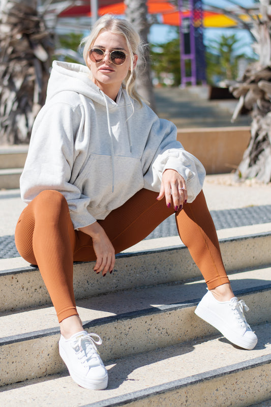 French Boyfriend Hoody - Marle Grey